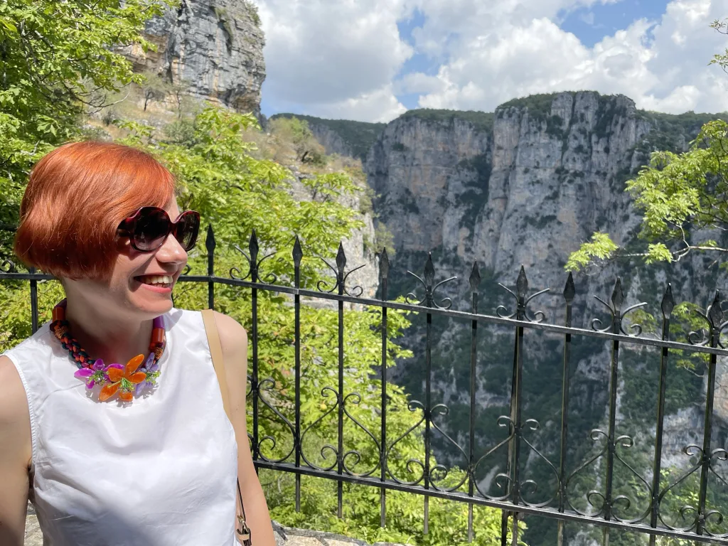Vedere catre Canionul Vikos