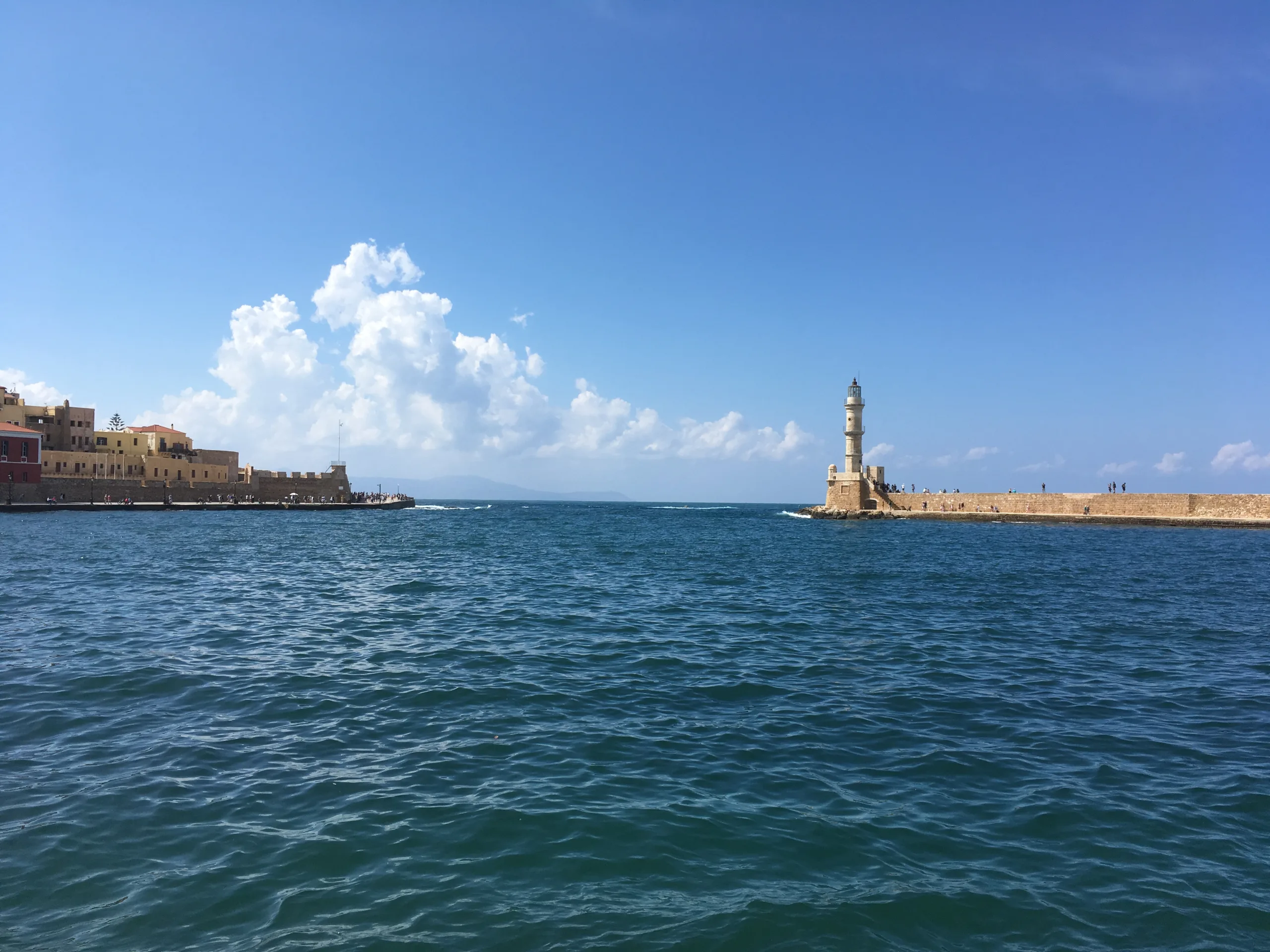 Farul din Chania, construit de venetieni