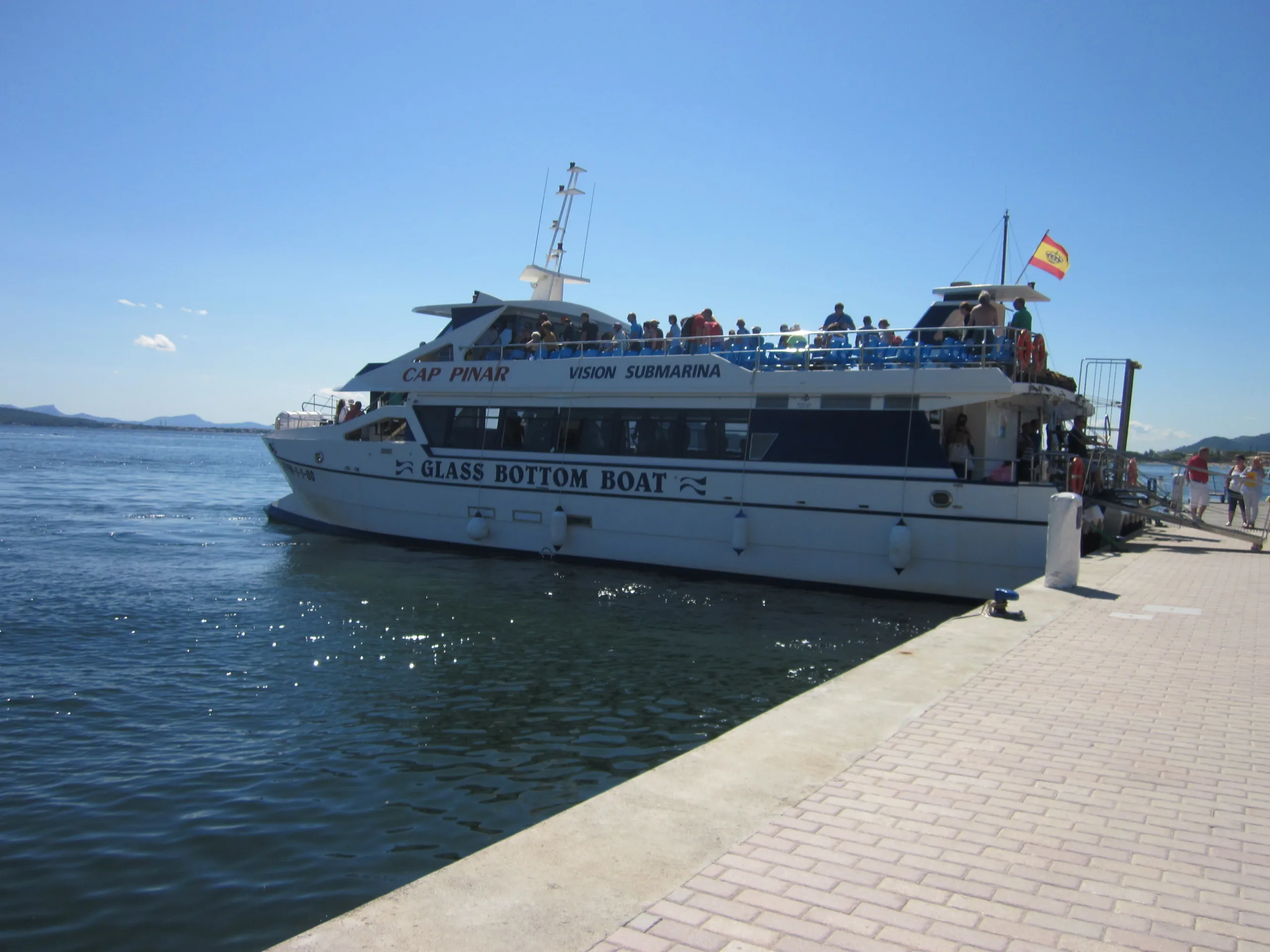 Vasul care merge din Port de Pollenca pana la Playa Formentor