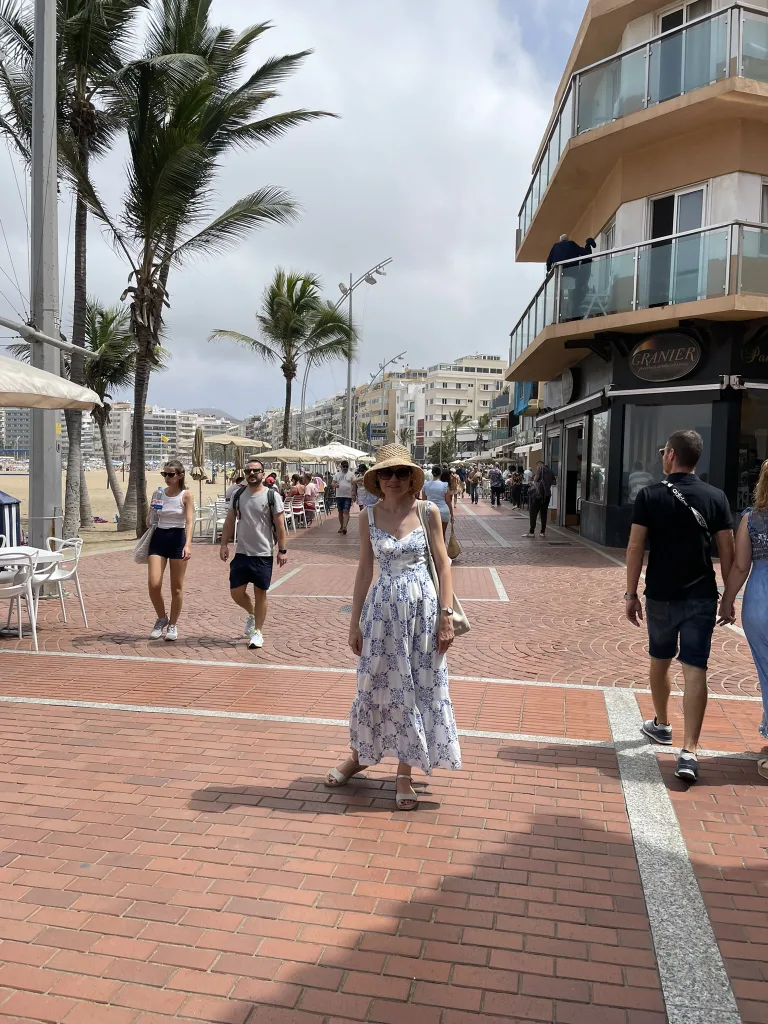Plimbare pe Paseo de Las Canteras, La Palmas