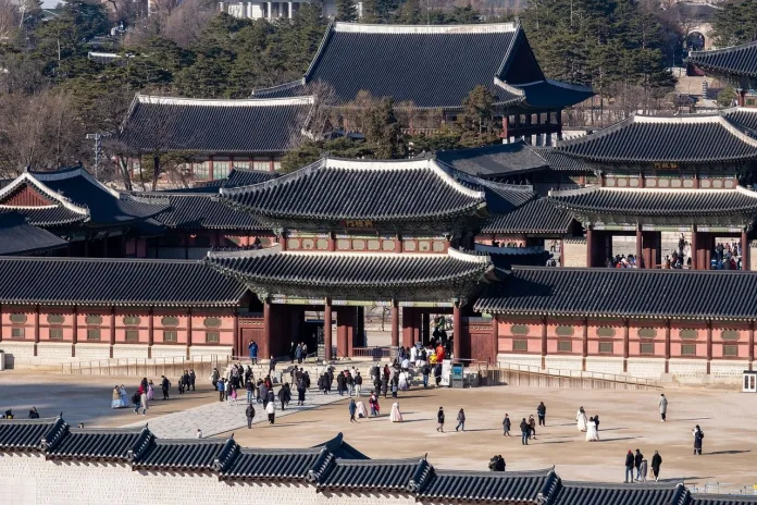 coreea-de-sud-gyeonbok Palatul Gyeonbok