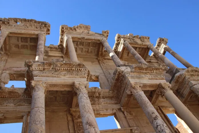 turcia-efes-biblioteca-celsius Biblioteca lui Celsius, Efes