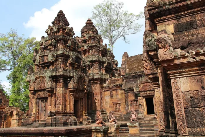 cambodgia-banteay-srei Templul Banteay Srei, Cambodgia