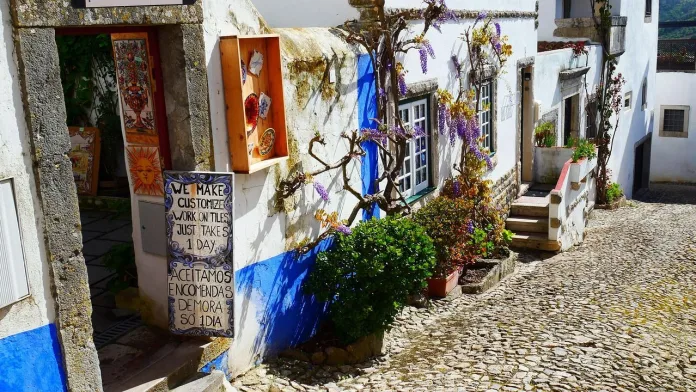 portugalia-obidos-centru-istoric Centrul istoric din Obidos