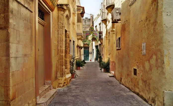 malta-valeta-strada Strada din La Valetta, Malta